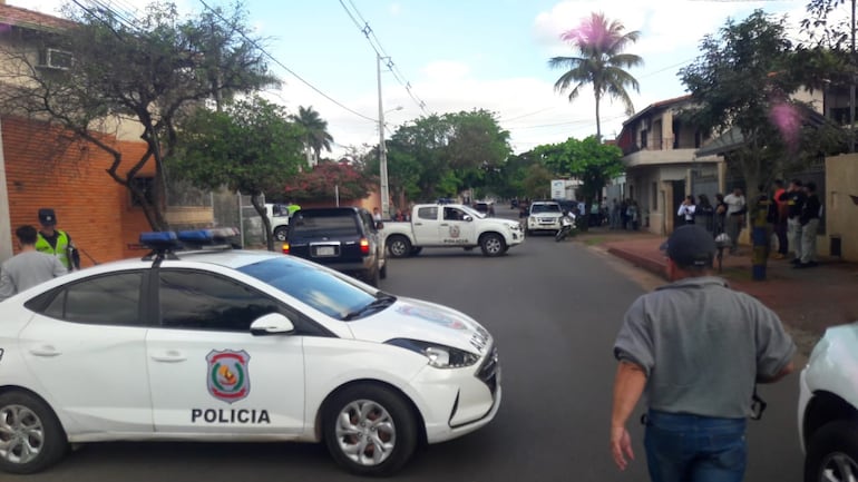 La Policía Nacional se encuentra en la zona donde se reportó un aparente secuestro.