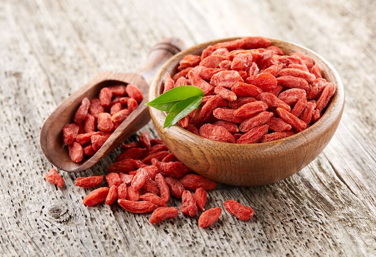 Bayas de goji.