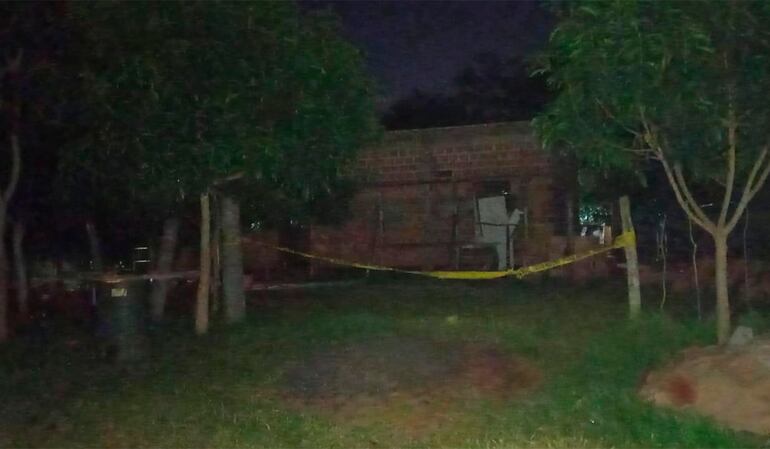 Vivienda ubicada en Itá donde ocurrió el filicidio y feminicidio.