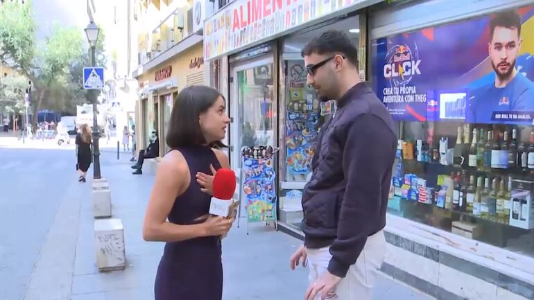 Isa Balado es la reporta víctima de agresión sexual. El hombre le tocó la cola cuando realizaba una crónica en vivo.