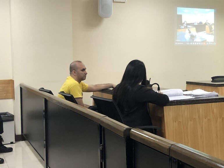 Daniel Ramos Florentín durante el desarrollo del juicio oral y público, antes de conocer su sentencia.