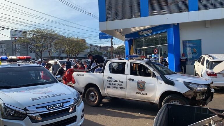 La persecución terminó en el Km 4 de Ciudad del Este.