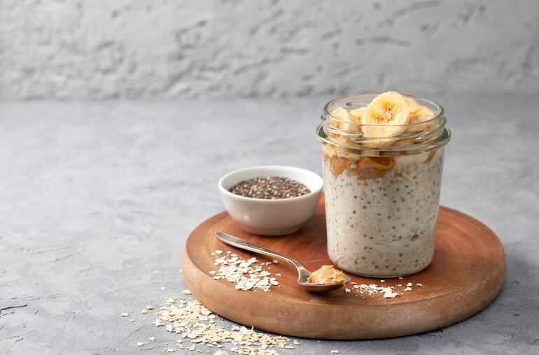 Desayuno con avena.