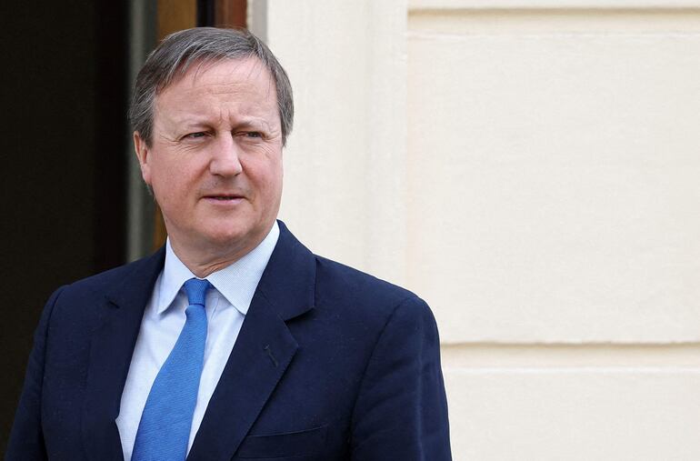 El ministro de Exteriores británico, David Cameron.