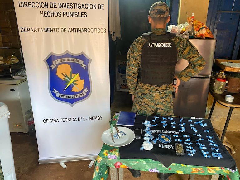 Allanamientos, detenciones e incautaciones de drogas en tres ciudades