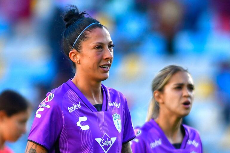 Jenni Hermoso mediocampista española del equipo de fútbol femenino Pachuca. 