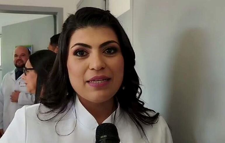 
Dra. Danely Verón, directora de la Unidad Sanitaria del IPS de Santaní 