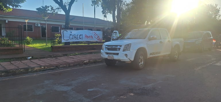 Manifestación en Jesús de Tavarangüé