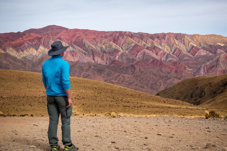 Cerro de los Siete Colores, en Purmamarca, Jujuy, al norte de Argentina.