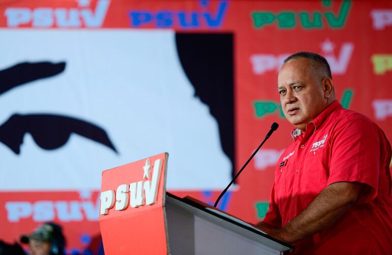 Diosdado Cabello, número dos del chavismo. La dictadura chavista recurre constantemente a la amenaza de una “agresión externa” para justificar su doctrina de seguridad nacional.