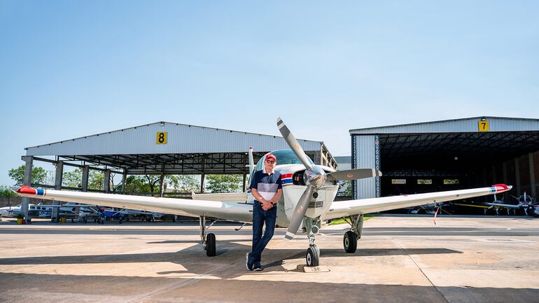 "Hoy, gran parte de mi vida la dedico a volar y es algo que disfruto muchísimo, es un sueño cumplido".