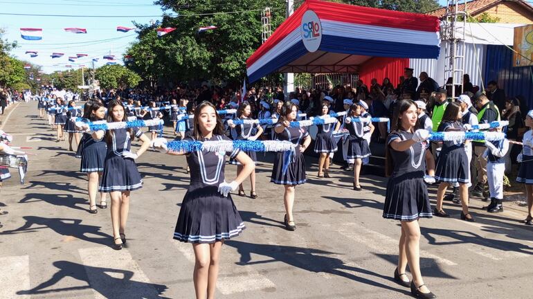 La Escuela Inmaculada Concepción fue una de las tantas instituciones que se destacó en su presentación.