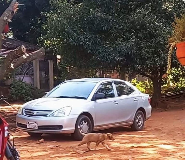 En Yaguarón hurtan de la vía pública un automóvil Toyota Allion.