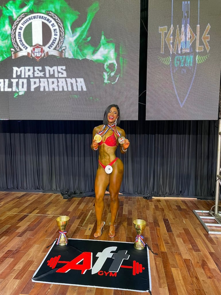 La fisiculturista carapeguëña Eva Sulmina Centurión Franco había debutado como atleta oficial en Ciudad del Este, donde obtuvo el primer puesto en la categoría “Wellness Senior”.