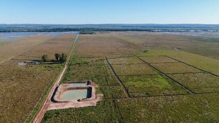 Así se ve la zona donde se pretendía hacer un vertedero en Arroyos y Esteros.