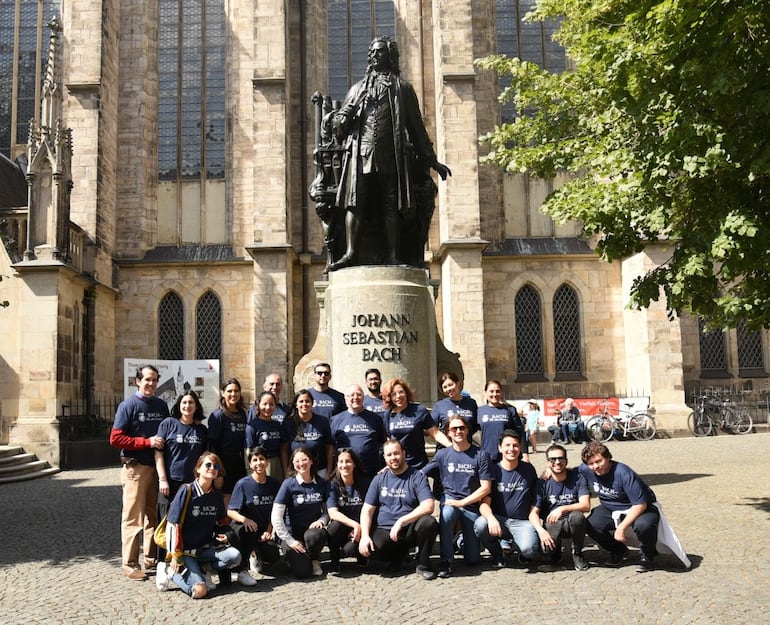 La Sociedad Bach del Paraguay en Leipzig.