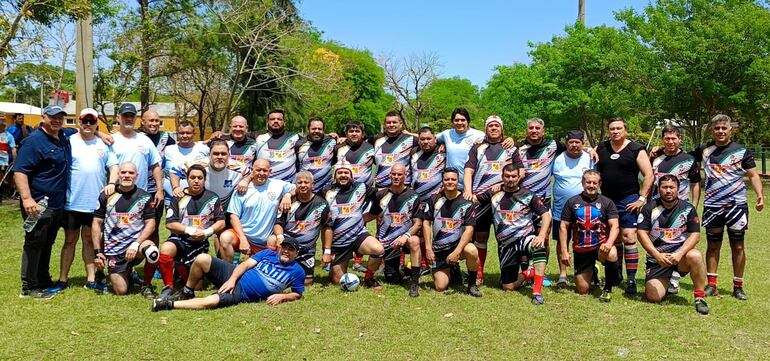 Veteranos de grandes batallas del rugby vivieron una fiesta en Argentina.