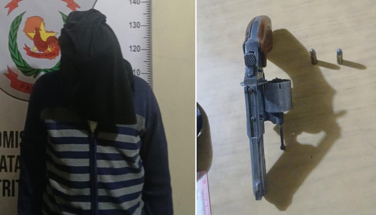 Amenazó de muerte a su pareja con un revolver y terminó detenido.