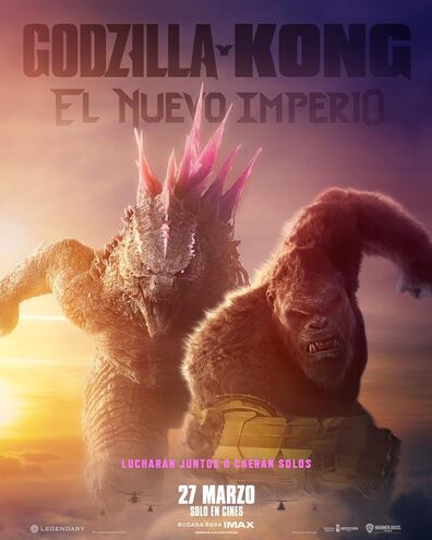 Godzilla vs Kong el nuevo imperio película