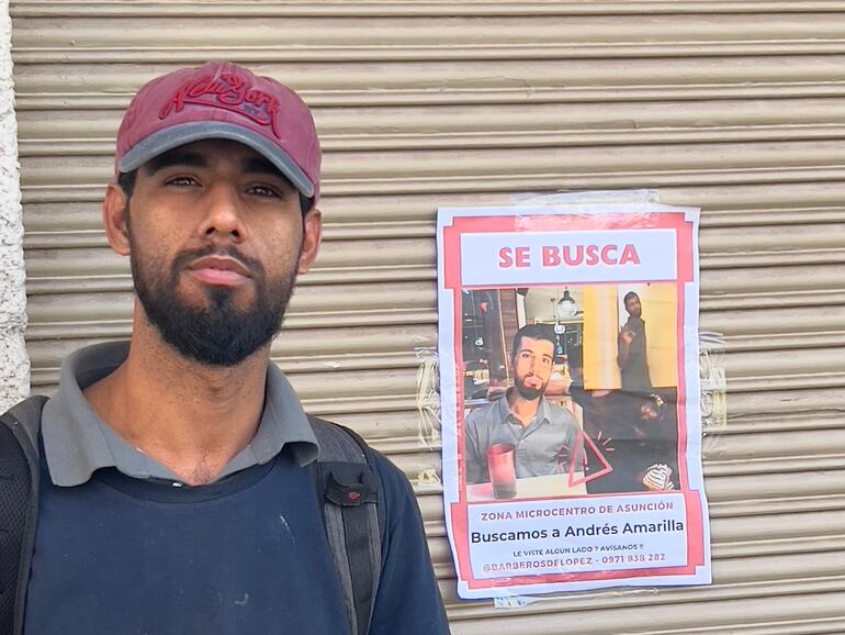 Andrés Amarilla apareció tras ser buscado por la barbería Los Barberos de López y su familia a raíz de la viralización del video en el que le asistieron.
