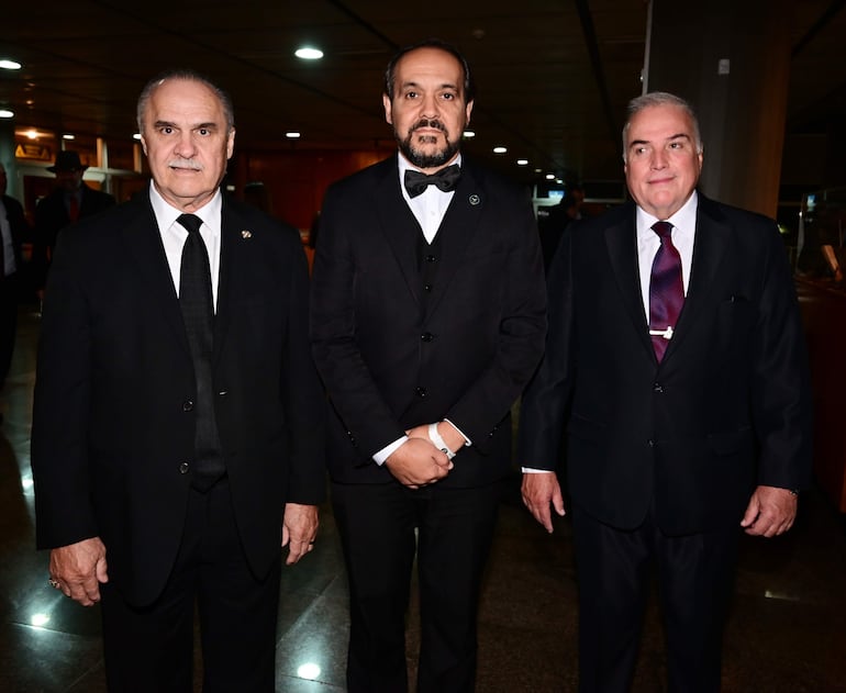 Jorge Aladro, Sergio Quirino y Eduardo Dedoff.