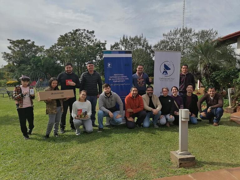 Recuerdo del primer Festival de la ciencia en San Cosme.