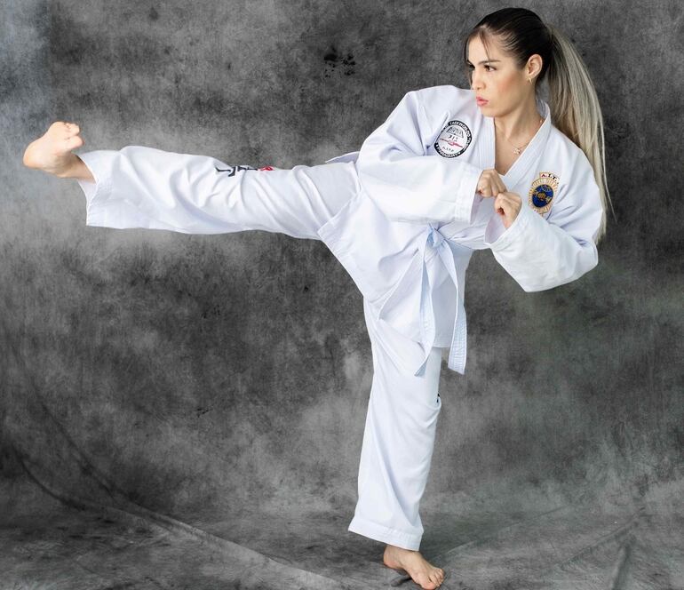 Nadia Portillo contó: “Empecé sólo mirando a mis hijos en el Taekwondo".