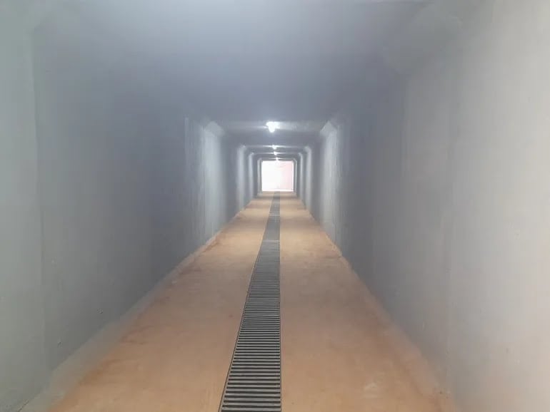 Túnel peatonal en el kilómetro 75 y 77 de Eusebio Ayala