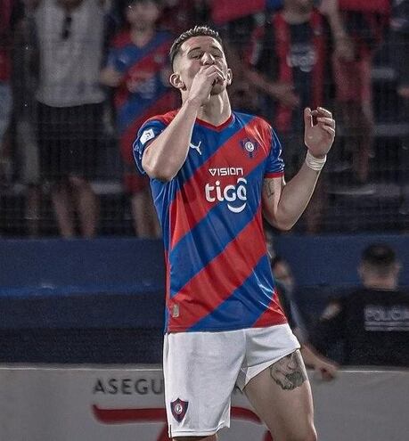 Jorge Morel, jugador de Cerro Porteño.