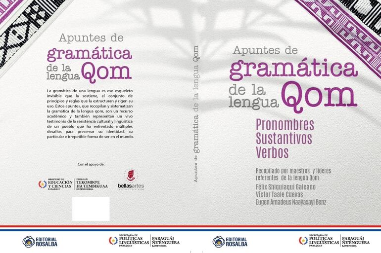 Portada del Diccionario Qom.