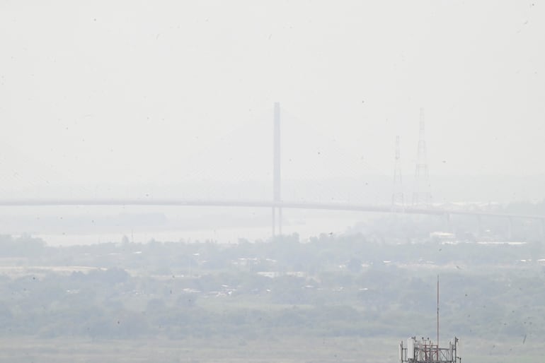 Calidad del aire, humo, humareda, Asunción.