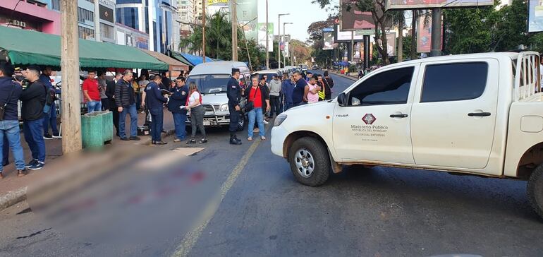 Un nuevo caso de feminicidio se registró ayer a la mañana en el microcentro de Ciudad del Este.