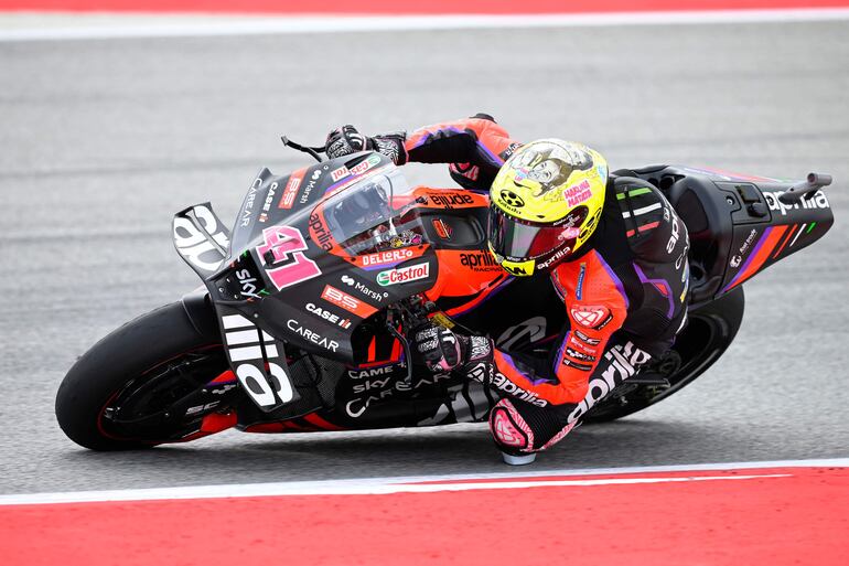 Aleix Espargaro, ganador de la carrera esprint.