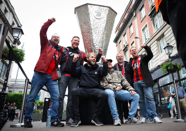 Atalanta y Bayer Leverkusen juegan la final de la Europa League 2023-2024 en el Dublín Arena, en Dublín.