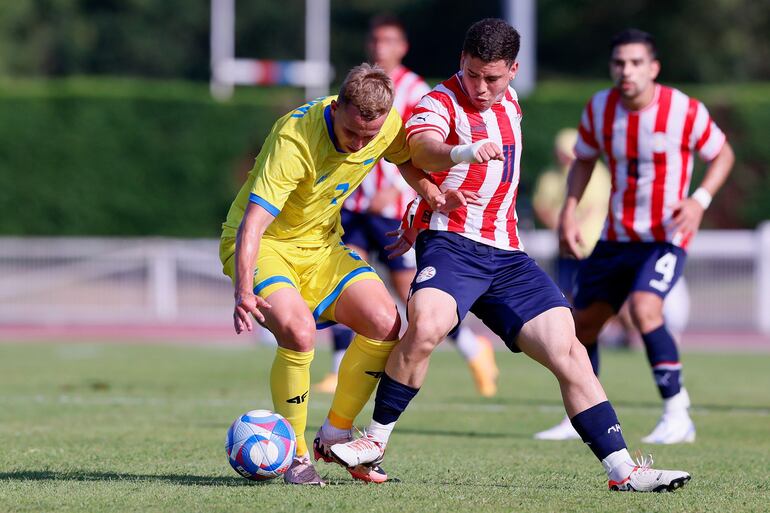 La selección paraguaya Sub 23 empató con Ucrania en un amistoso internacional en Francia antes de los Juegos Olímpicos 2024.