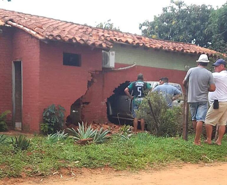 La víctima Serafín Cantero Figueredo, dijo que fue una desgracia con suerte no hay víctimas que lamentar solo daños materiales.