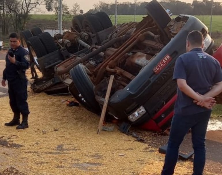 Camionero brasileño falleció en accidente de tránsito en Mayor Otaño