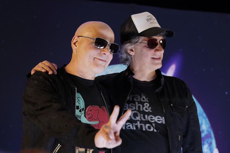 Zeta Bosio y Charly Alberti, de Soda Stereo.