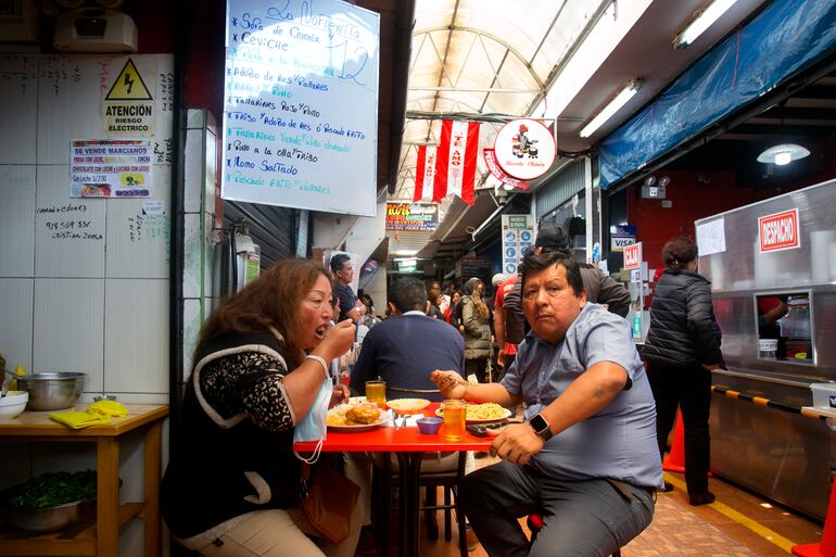 Mercado del Surquillo en Lima, Perú.