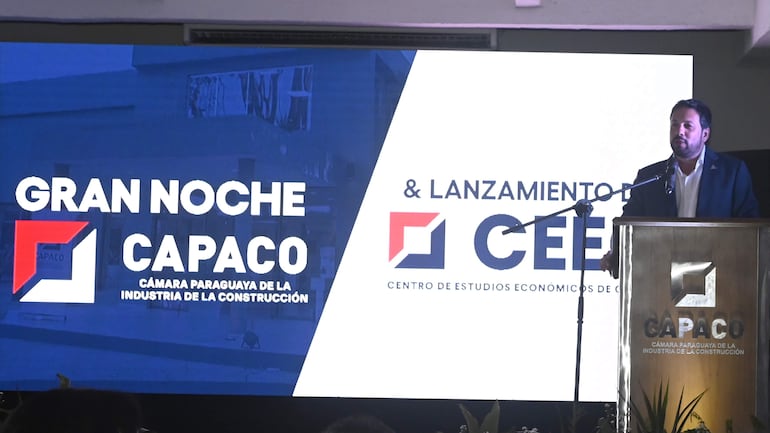 Guillermo Mas, titular de Capaco durante su discurso en la Gran Noche Capaco donde se lanzó el nuevo Centro de Estudios Económicos