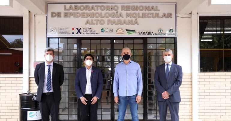 Durante la pandemia, dieron apoyo al MSPBS para la habilitación del Laboratorio Biomolecular de Alto Paraná.