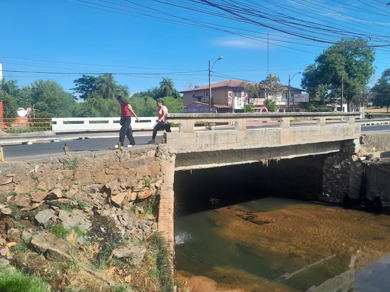 Arroyo Lambaré: desde el lunes cerrarán avenida Luis María Argaña por obras en el puente.