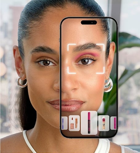 Varios maquillajes de reconocidas marcas están al alcance con nuestros celulares y la IA.