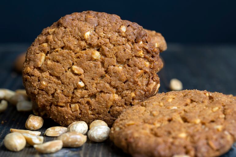 Galletitas de avena y maní.