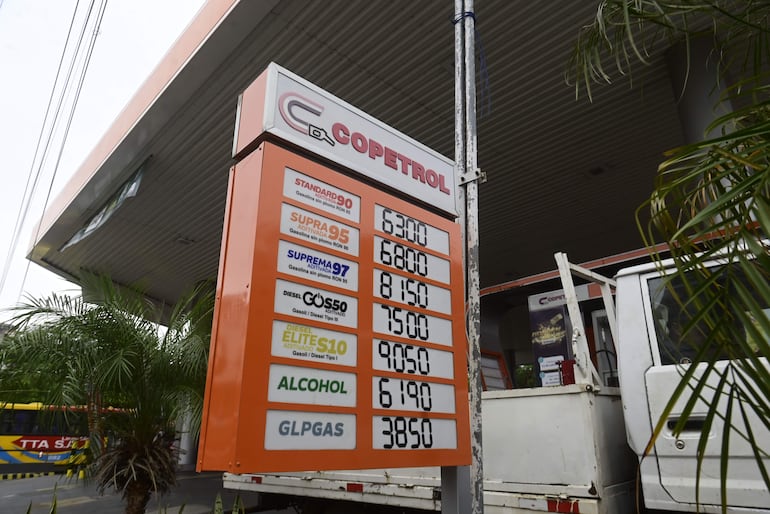 Los nuevos precios de los combustibles de Copetrol.