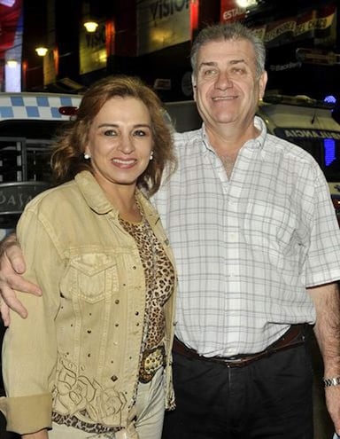 Ramón González Daher y su esposa Delcia Karjallo.