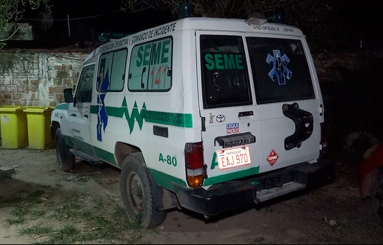 Ambulancia del Centro de Salud Nanawa está averiada hace tres meses. 