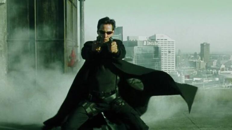 Keanu Reeves en "Matrix".