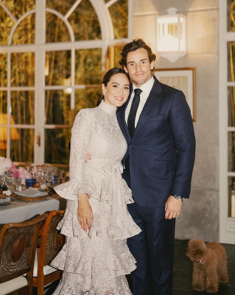 Tamara Falcó e Íñigo Onieva, el día de su cena de compromiso. En dos días, ya se casarán. (Instagram/Tamara Falcó)