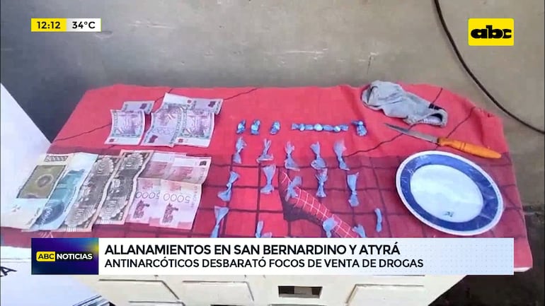 Operativo contra el microtráfico: desactivan focos de venta en Cordillera